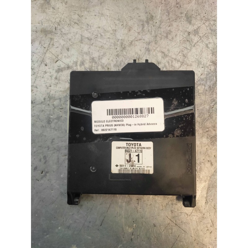 Recambio de modulo electronico para toyota prius (nhw30) plug-in hybrid advance referencia OEM IAM 8922147110 50112324 