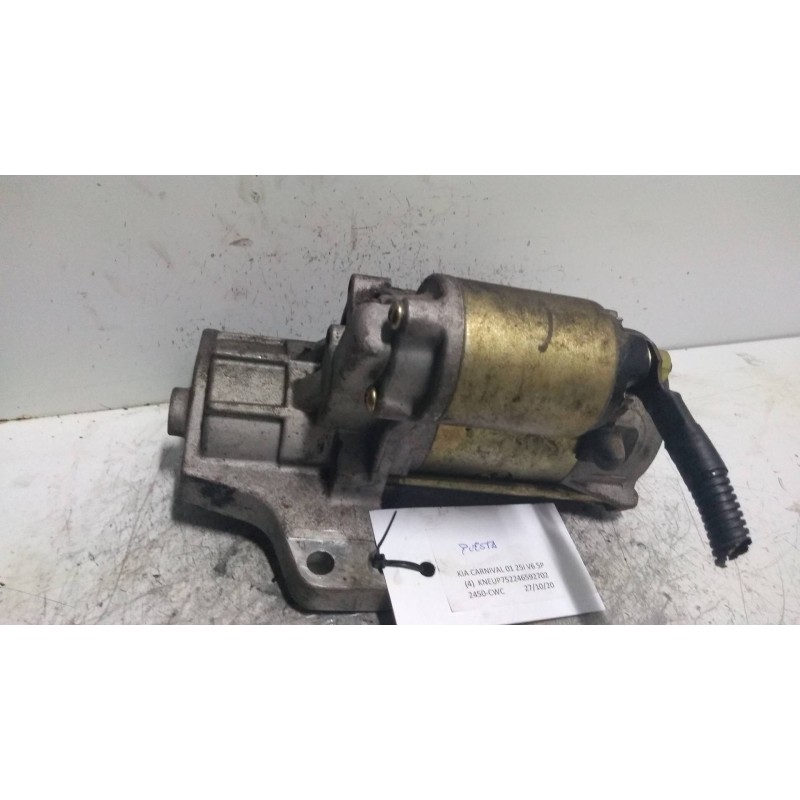 Recambio de motor arranque para kia carnival ii 2.5 v6 ex referencia OEM IAM 111916 KIA 25 V6