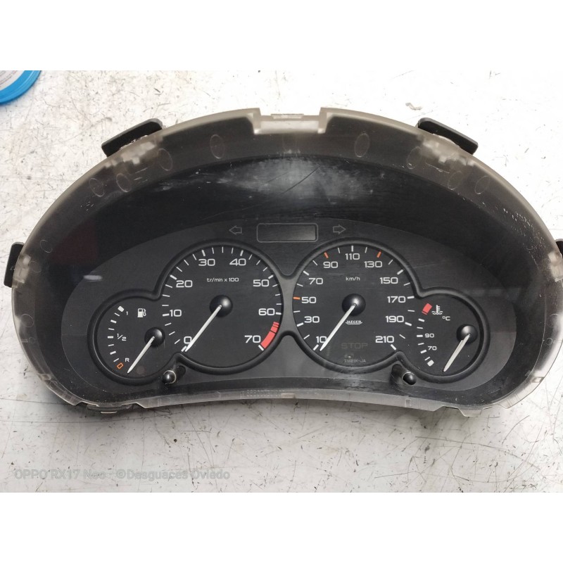 Recambio de cuadro instrumentos para peugeot 206 berlina xr referencia OEM IAM 9645096180  