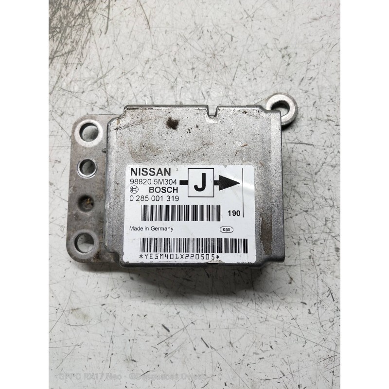 Recambio de centralita airbag para nissan almera (n16/e) referencia OEM IAM 0285001319 988205M304 