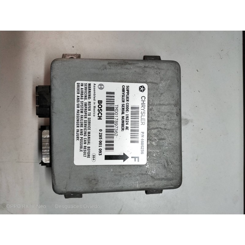 Recambio de centralita airbag para chrysler voyager (gs) referencia OEM IAM 0285001093 TMD017897362 4686256