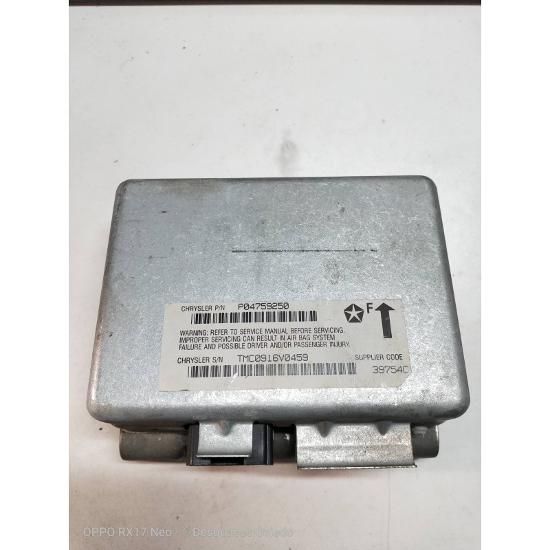 Recambio de centralita airbag para chrysler vision (lh) referencia OEM IAM P04759250 TMC0916V0459 