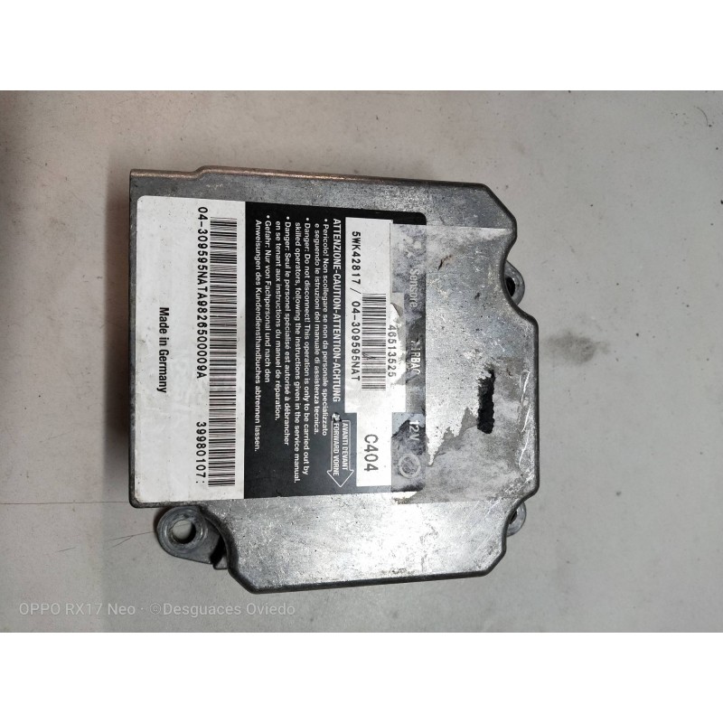 Recambio de centralita airbag para fiat multipla (186) referencia OEM IAM 5WK42817 46513525 