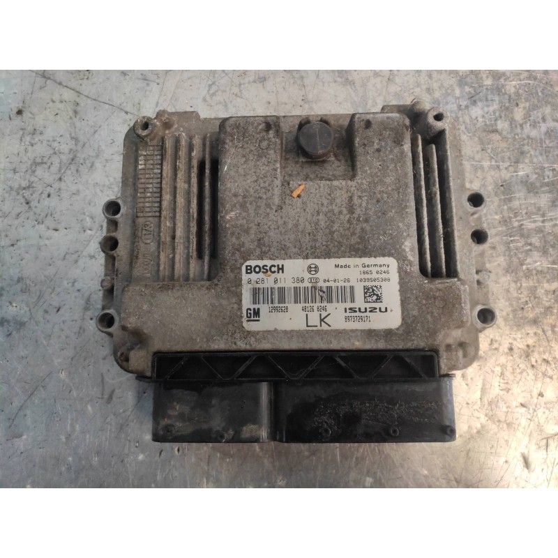 Recambio de centralita motor uce para opel astra h berlina cosmo referencia OEM IAM 0281011380 12992628 LK 8973729171