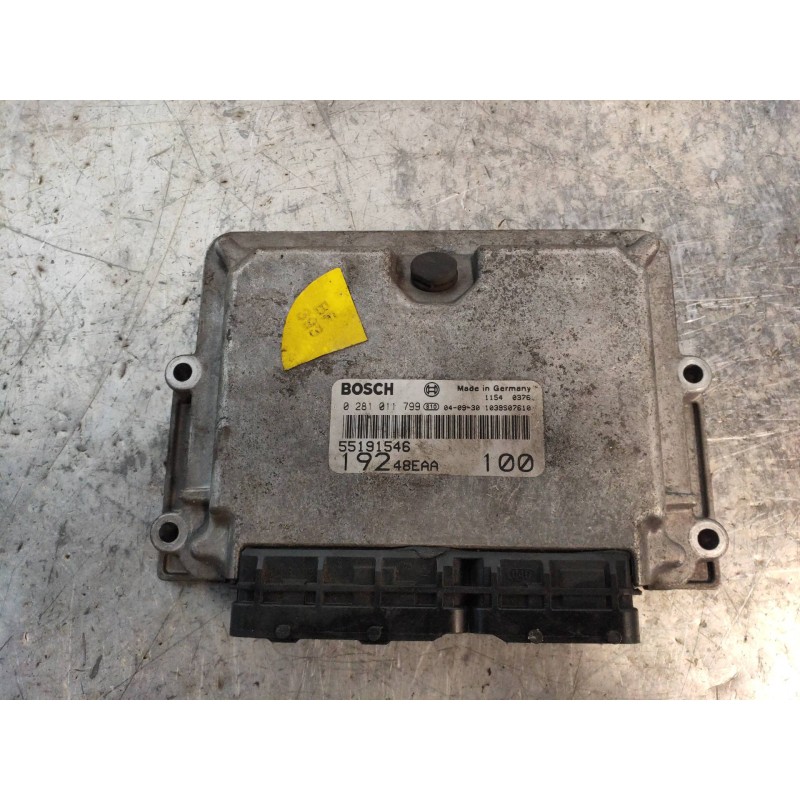 Recambio de centralita motor uce para fiat stilo (192) 1.9 jtd 100 active referencia OEM IAM 0281011799 55191546 19248EAA 100