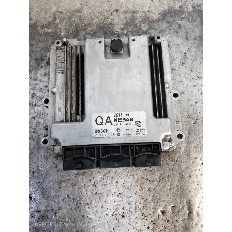 Recambio de centralita motor uce para renault koleos expression referencia OEM IAM 0281014360 23710JY08D 