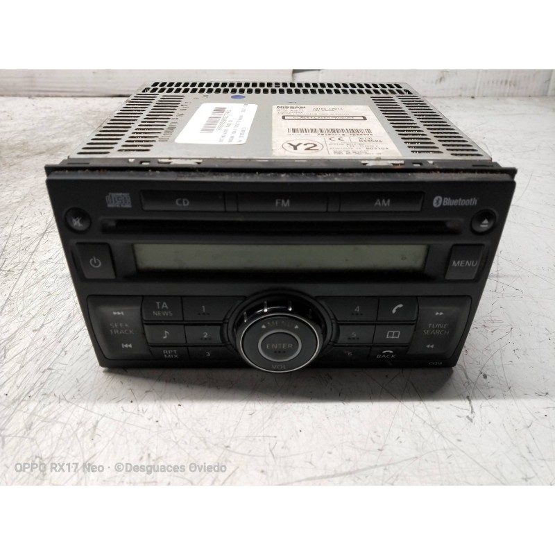 Recambio de sistema audio / radio cd para nissan tiida (c11x/sc11x) acenta referencia OEM IAM 28185EM01A  