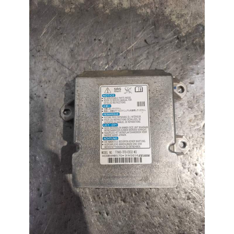 Recambio de centralita airbag para honda jazz (ge) 1.2 cat referencia OEM IAM 77960TF0E832M3  