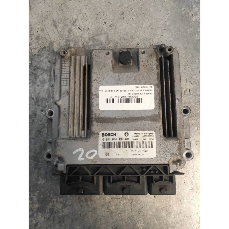 Recambio de centralita motor uce para renault trafic caja cerrada (ab 4.01) l2h1 caja cerrada, largo referencia OEM IAM 02810184