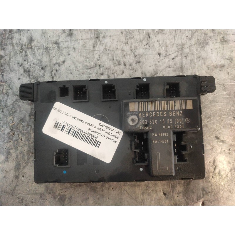 Recambio de modulo electronico para mercedes clase c (w203) familiar c 320 t cdi (203.220) referencia OEM IAM 2038201585  