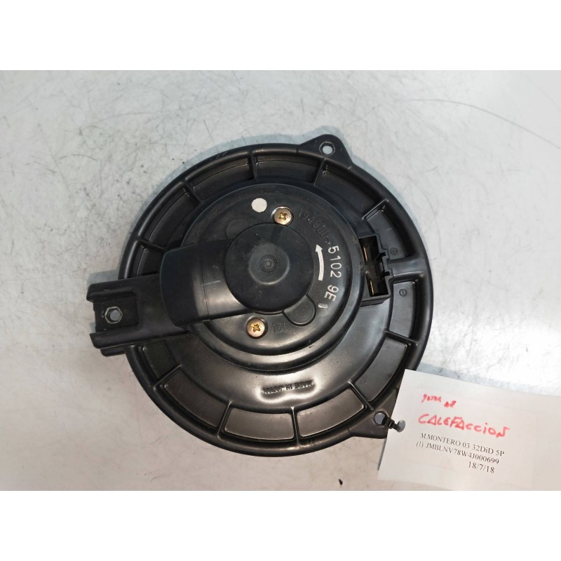 Recambio de motor calefaccion para mitsubishi montero (v60/v70) 3.2 di-d cat referencia OEM IAM 19400051029E  