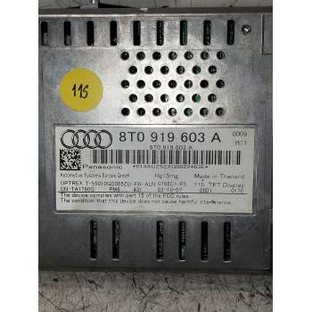 PANTALLA MULTIFUNCION 8T0919603A 8T0919603A 2008