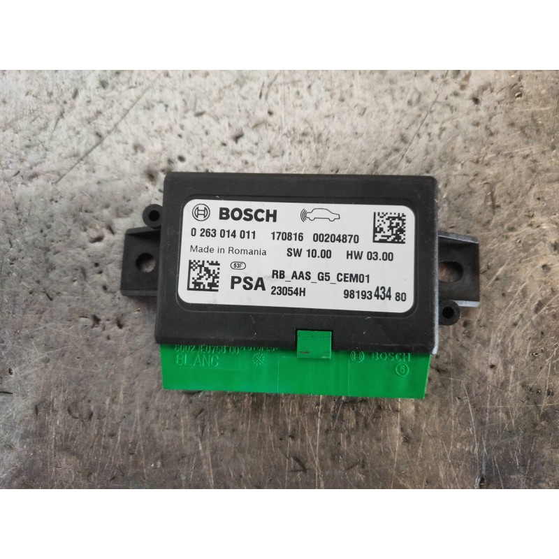 Recambio de modulo electronico para citroen c-elysée shine referencia OEM IAM 0263014011 9819343480 