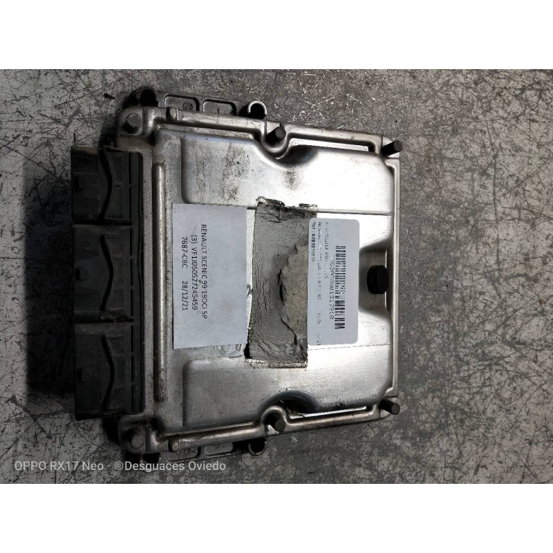 Recambio de centralita motor uce para renault scenic (ja..) 1.9 dci rt referencia OEM IAM 0281010819 HOM8200039569 8200166362