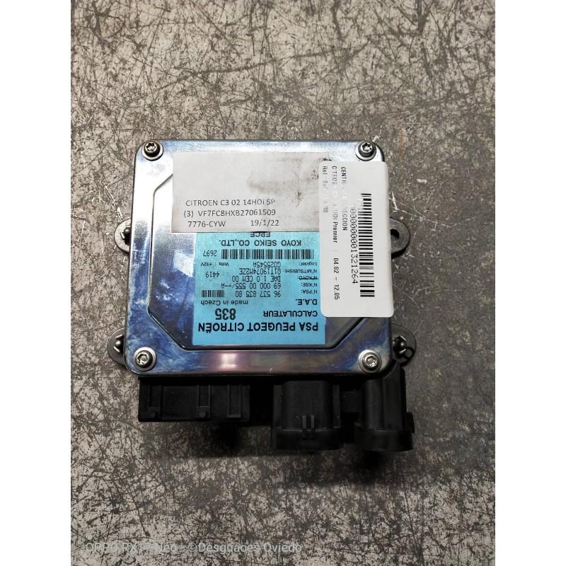 Recambio de centralita direccion para citroen c3 1.4 hdi premier referencia OEM IAM 9653783580 6900000555A Q1T19074M2ZE 835