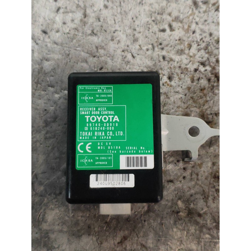 Recambio de modulo electronico para toyota yaris (ksp9/scp9/nlp9) básico referencia OEM IAM 897400D010 61B240000 