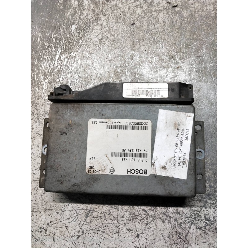 Recambio de centralita abs para peugeot 607 (s1) 3.0 v6 24v referencia OEM IAM 0265109432 9641315480 