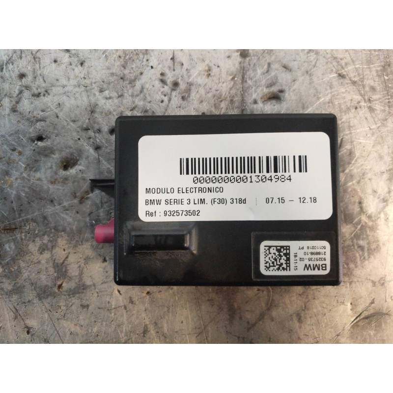 Recambio de modulo electronico para bmw serie 3 lim. (f30) 318d referencia OEM IAM 932573502 21889810 