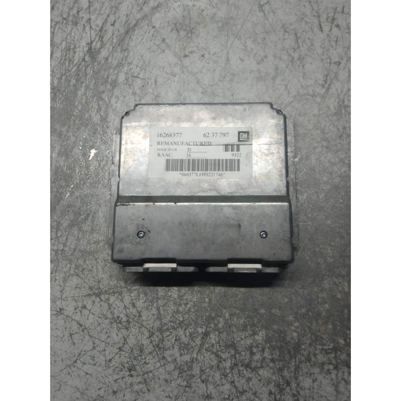 Recambio de centralita motor uce para opel astra g berlina 1.6 referencia OEM IAM 16268377 6237797 