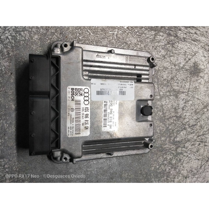 Recambio de centralita motor uce para audi a4 berlina (8e) 2.0 tdi 16v (103kw) referencia OEM IAM 0281012113 03G906016GN EDC16U3