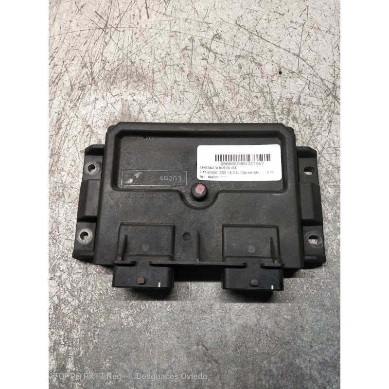 Recambio de centralita motor uce para fiat scudo (222) 1.9 d el caja cerrada referencia OEM IAM R04080028B 9641390180 