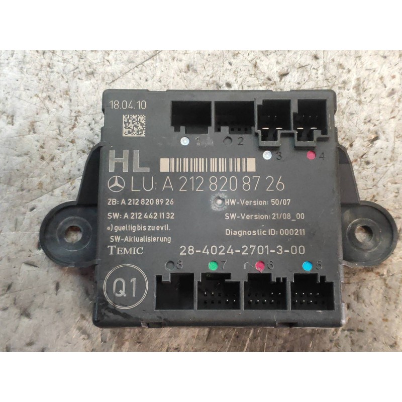 Recambio de modulo electronico para mercedes clase e (w212) familiar 250 cdi blueefficiency (212.203) referencia OEM IAM A212820