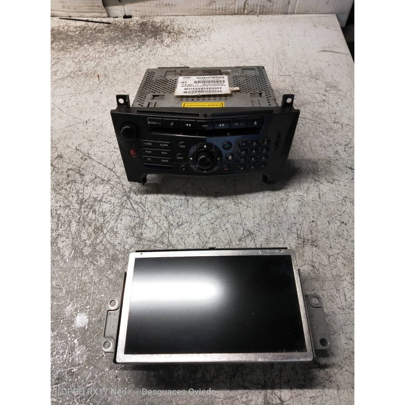 Recambio de sistema navegacion gps para peugeot 607 (s2) básico referencia OEM IAM 96632921TP 9659048180 