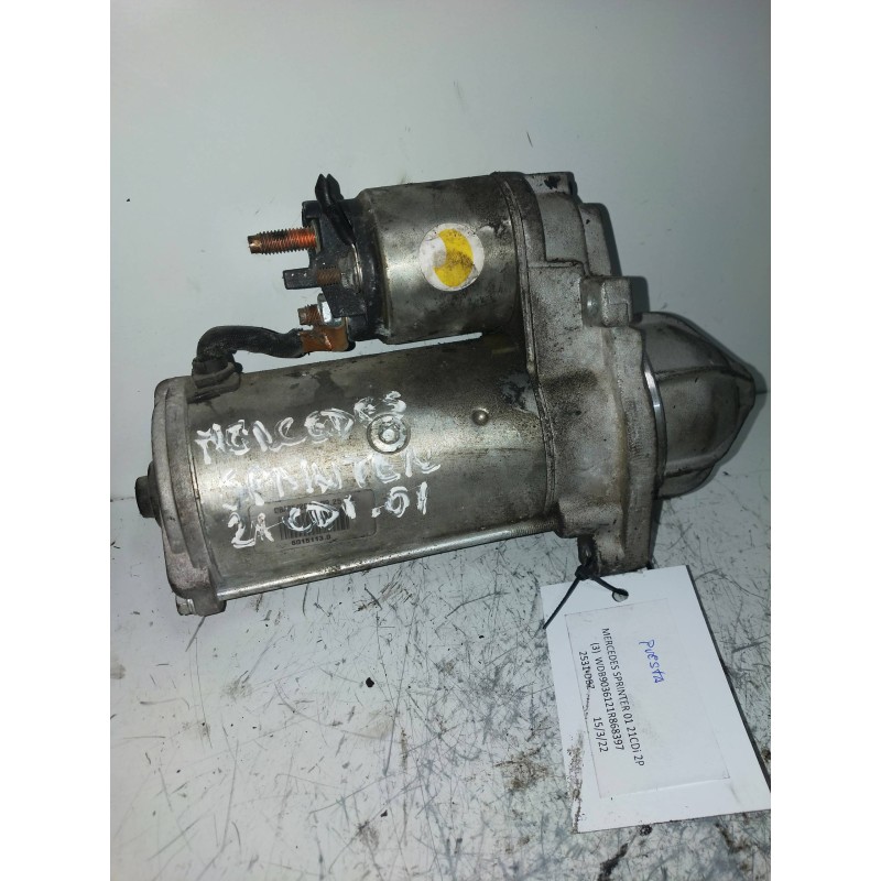 Recambio de motor arranque para mercedes sprinter 02.00  caja abierta 211 cdi (902.611-612) referencia OEM IAM   