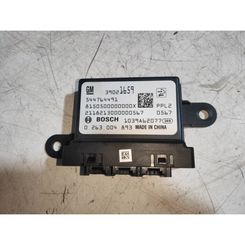 Recambio de modulo electronico para opel mokka x color edition start/stop referencia OEM IAM 0263004893 39021659 