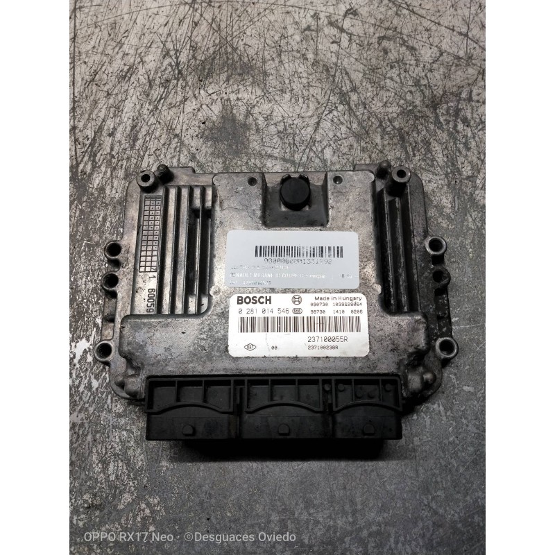 Recambio de centralita motor uce para renault megane iii coupe dynamique referencia OEM IAM 0281014546 237100055R 237100238R