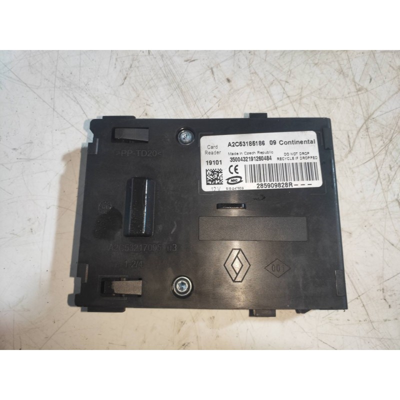 Recambio de modulo electronico para renault zoe limited referencia OEM IAM A2C53185186 285909828R 