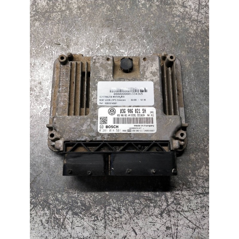 Recambio de centralita motor uce para seat leon (1p1) emocion referencia OEM IAM 0281014581 03G906021SH 03G906021