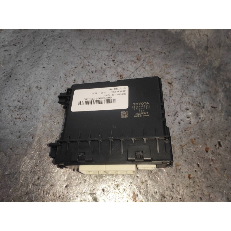 Recambio de modulo electronico para lexus is 300h referencia OEM IAM 2774007911 8865053562 