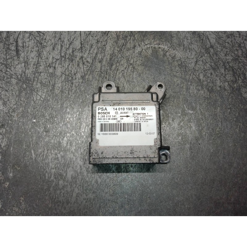 Recambio de centralita airbag para peugeot expert kasten furg. referencia OEM IAM 0285010141 140101958000 