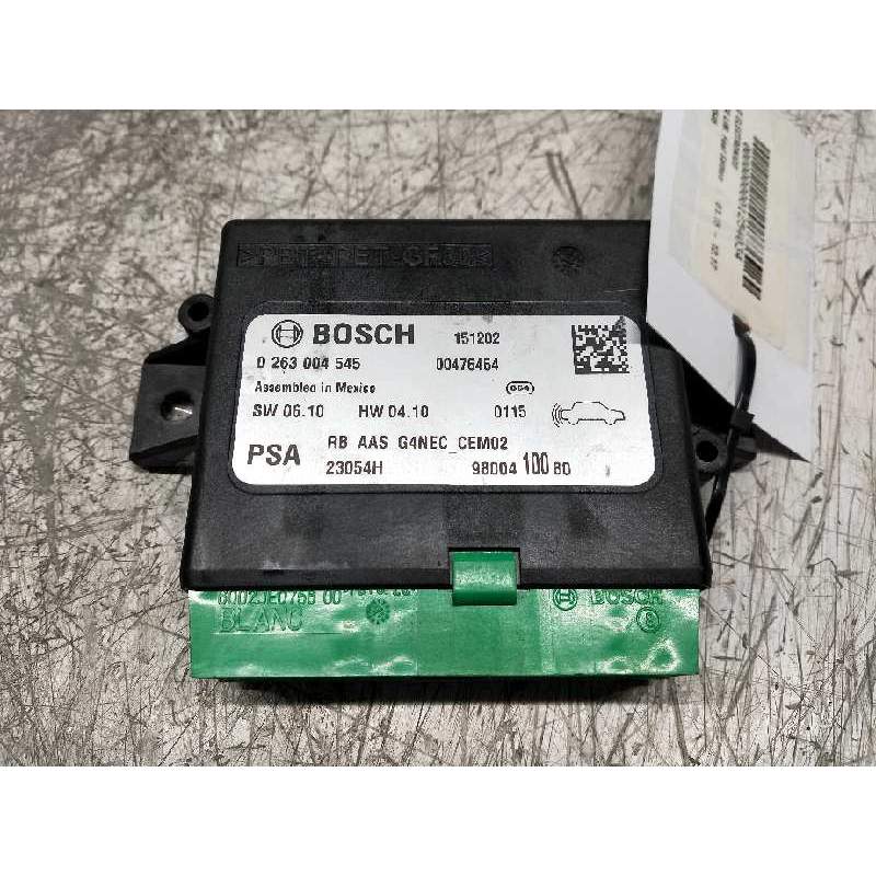 Recambio de modulo electronico para citroën c4 lim. feel edition referencia OEM IAM 0263004545 9800410080 CENTRALITA DE PARKING