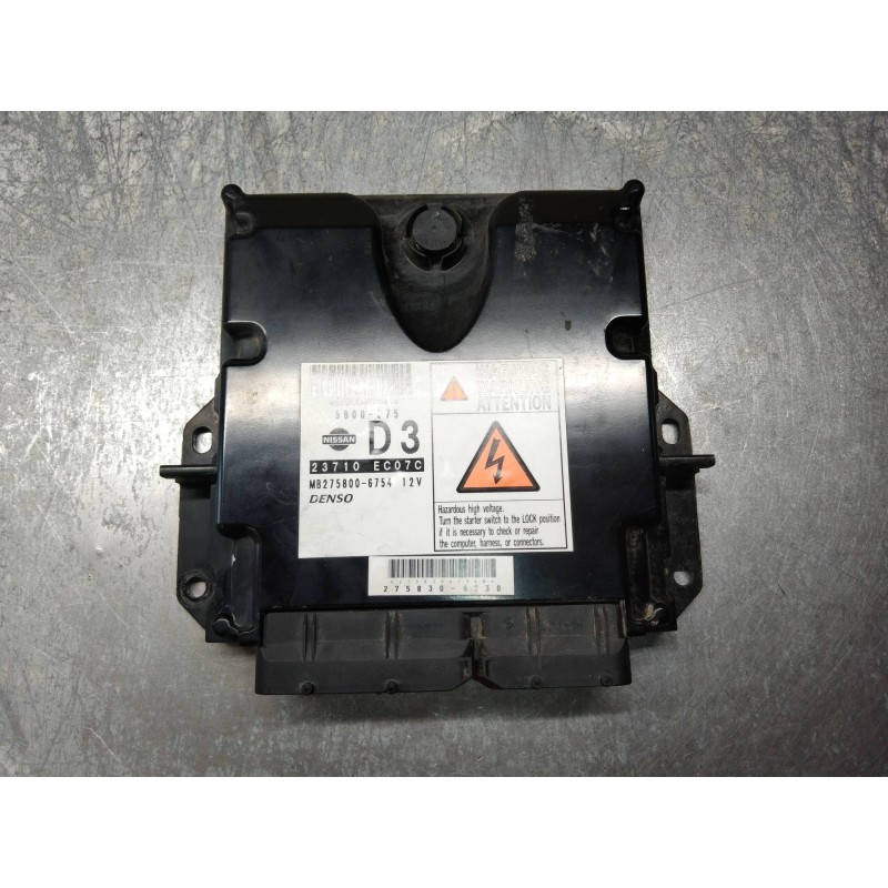 Recambio de centralita motor uce para nissan navara pick-up (d40m) 2.5 dci diesel cat referencia OEM IAM 23710EC07C MB2758006754