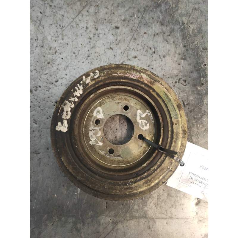 Recambio de polea cigueñal para citroën berlingo 1.9 d 600 furg. referencia OEM IAM 9637218980 19D 2003