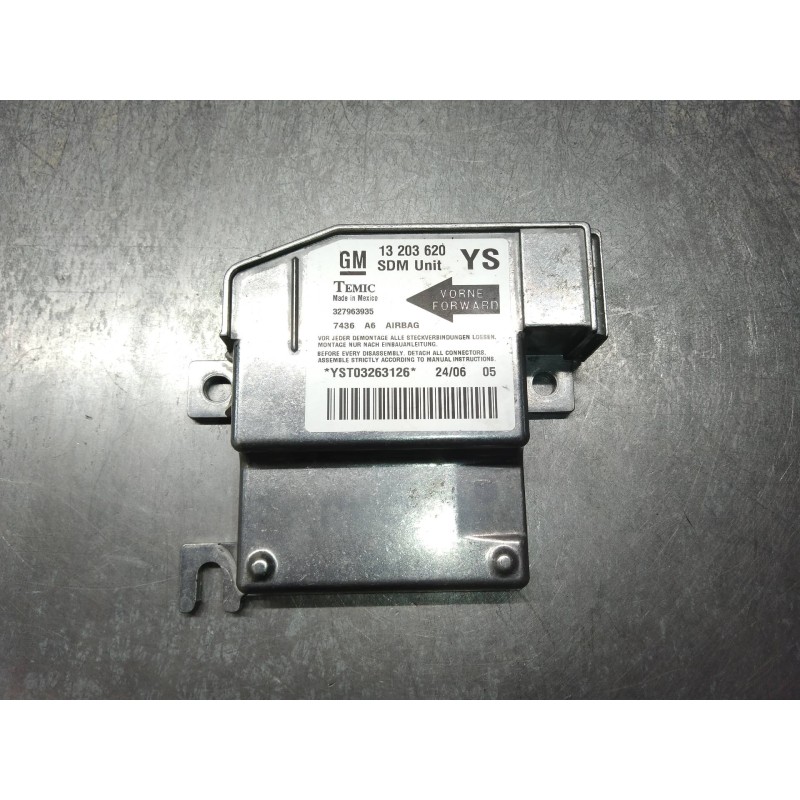 Recambio de centralita airbag para opel meriva cosmo referencia OEM IAM 327963935 13203620 