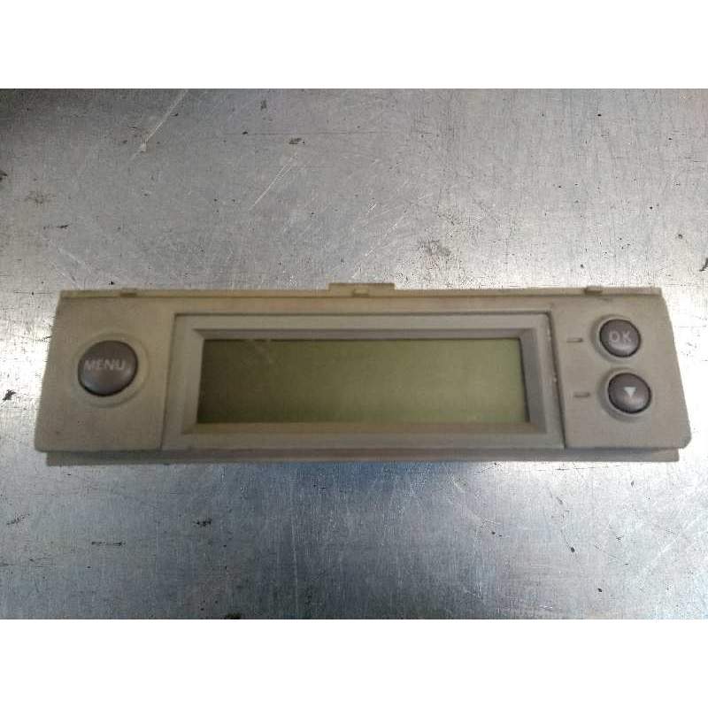 Recambio de pantalla multifuncion para nissan micra (k12e) acenta referencia OEM IAM AX607 4Y206211 07