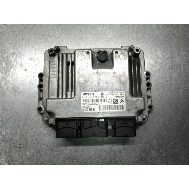 Recambio de centralita motor uce para citroen xsara picasso 1.6 hdi 90 exclusive referencia OEM IAM 0281012468 9663268380 EDC16C