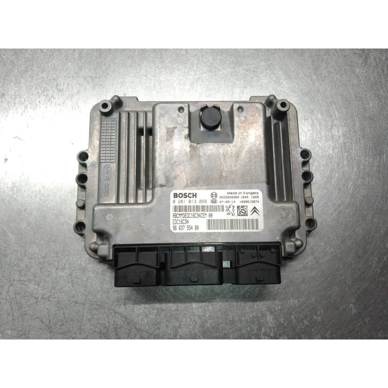 Recambio de centralita motor uce para peugeot 207 urban referencia OEM IAM 0281013868 9663755480 EDC16C34