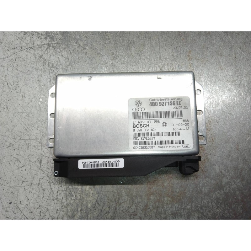 Recambio de centralita cambio automatico para audi a8 (d2) 2.5 tdi quattro referencia OEM IAM 0260002804 4D0927156EE 6058006228