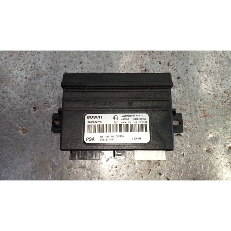 Recambio de modulo electronico para citroen c5 berlina exclusive referencia OEM IAM 0263004203 9663821780 