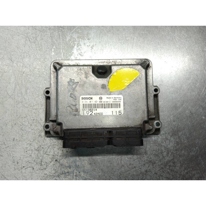 Recambio de centralita motor uce para fiat stilo (192) 1.9 jtd 115 referencia OEM IAM 0281011421 55188214 19242ADD115