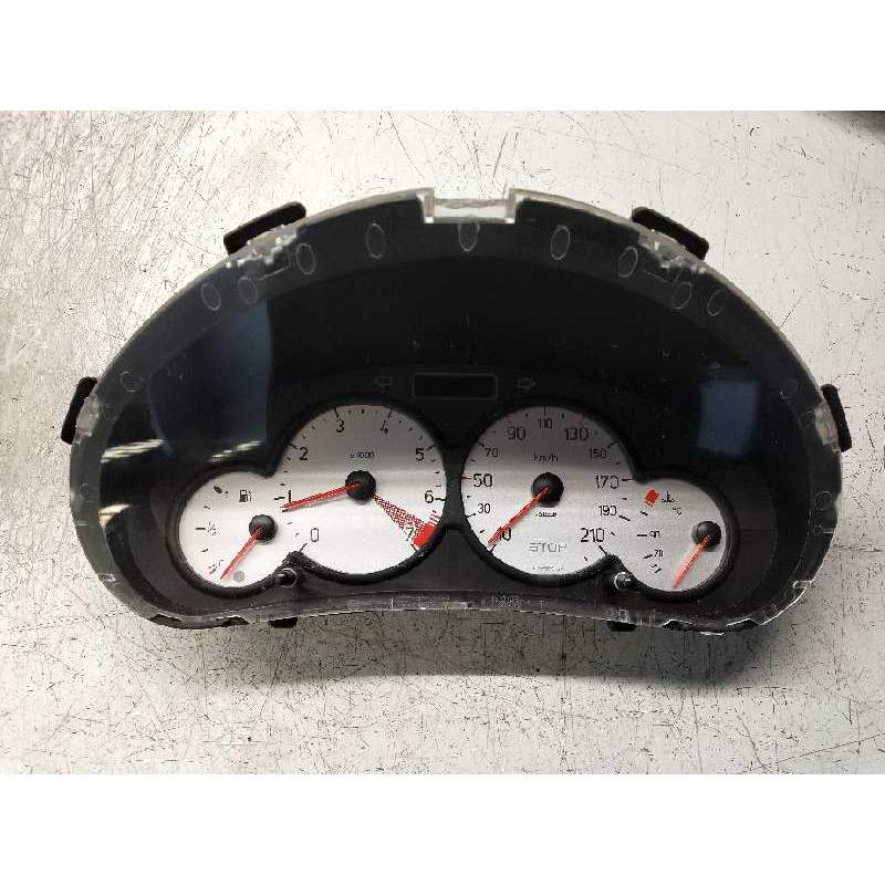 Recambio de cuadro instrumentos para peugeot 206 berlina xs-line referencia OEM IAM 9656696380  