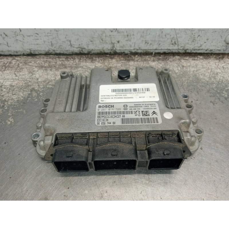 Recambio de centralita motor uce para citroën c4 picasso exclusive referencia OEM IAM 9665674480 0281014729 9653958980