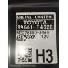 Recambio de centralita motor uce para toyota c-hr hybrid style plus referencia OEM IAM 89661F4320 MB2768003960 
