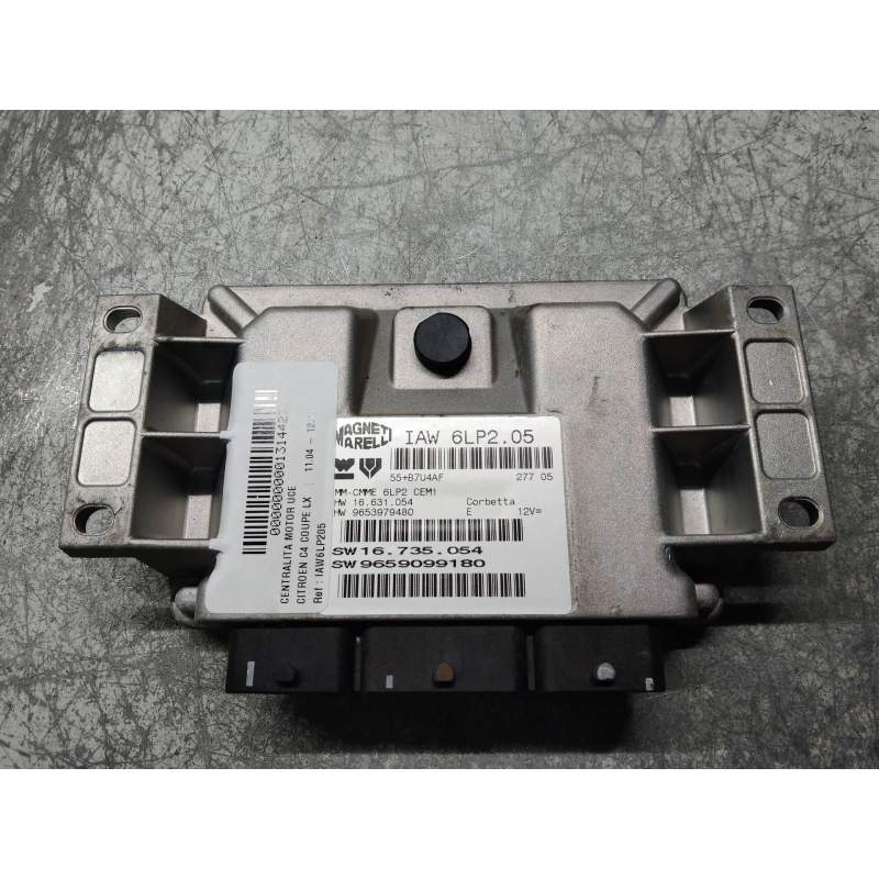 Recambio de centralita motor uce para citroën c4 coupe lx referencia OEM IAM IAW6LP205 9653979480 9659099180