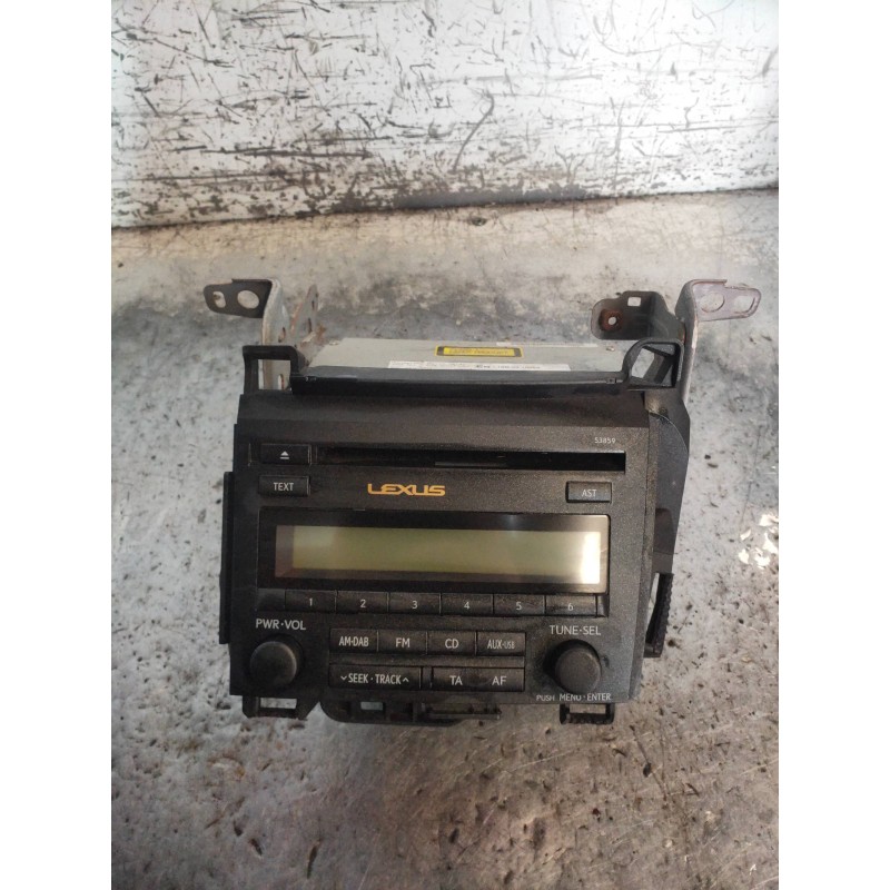 Recambio de sistema audio / radio cd para lexus ct 200h referencia OEM IAM 8612076140 CQJS00F0AJ 