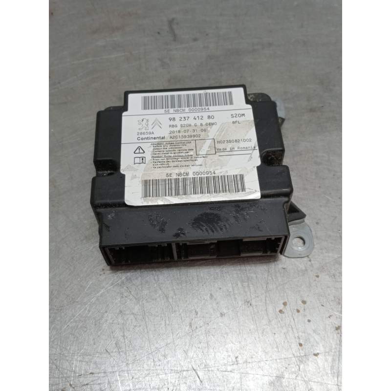 Recambio de centralita airbag para peugeot partner furgoneta/monovolumen (k9) 1.6 bluehdi 75 referencia OEM IAM 9823741280 A2C15